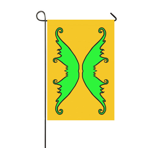 Fairy Wings Green Garden Flag 12‘’x18‘’（Without Flagpole）