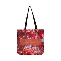 Tote Bag - What are you grateful for Reusable Shopping Bag Model 1660 (Two sides)