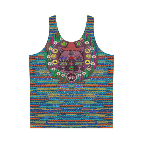 Peace In The Troll woody wood All Over Print Tank Top for Men (Model T43)