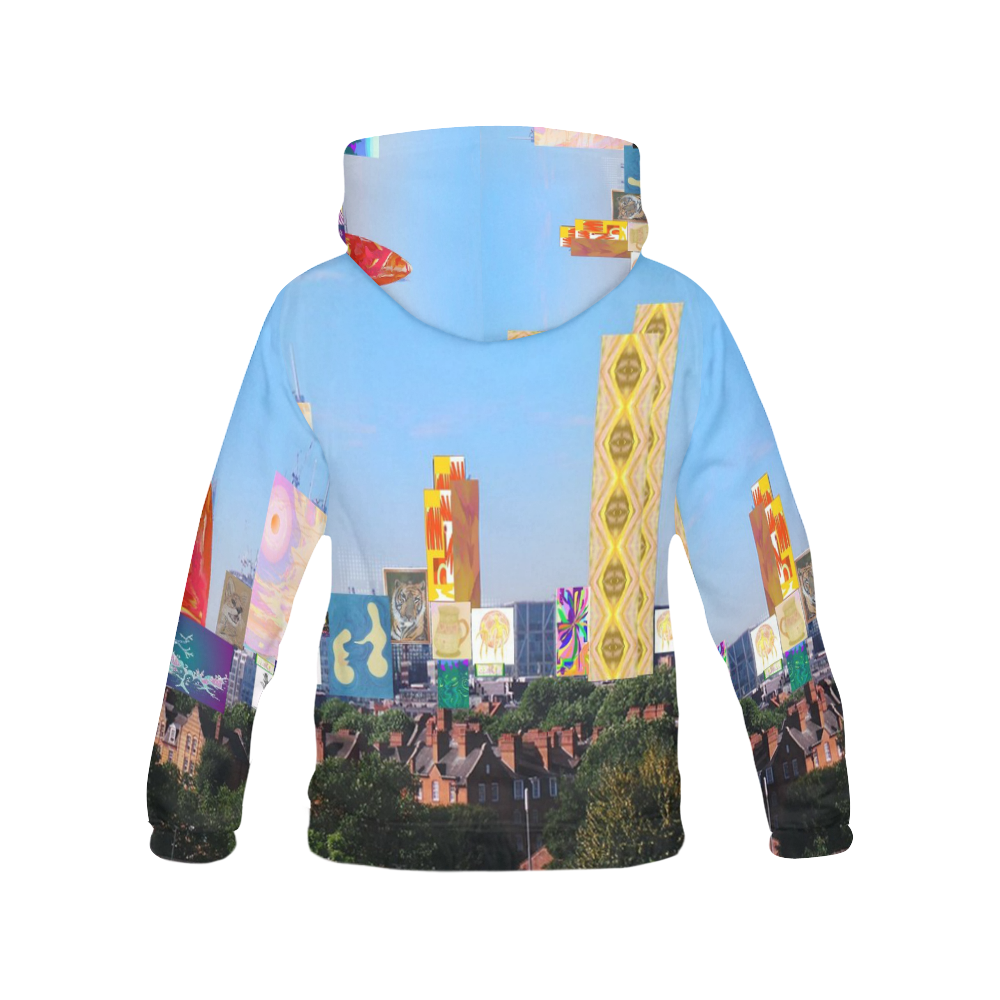 london mix 1 hoodie All Over Print Hoodie for Women (USA Size) (Model H13)