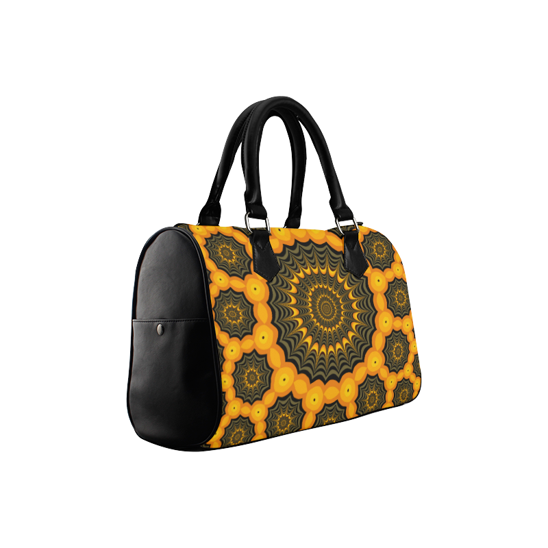 Fractal spider webs Boston Handbag (Model 1621)