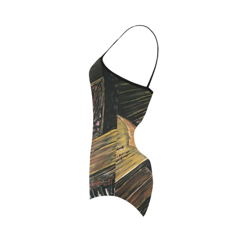 Broken Piano Strap Swimsuit ( Model S05)