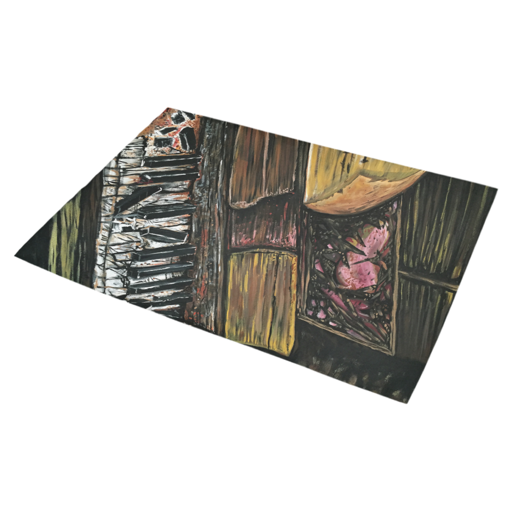 Broken Piano Azalea Doormat 30" x 18" (Sponge Material)
