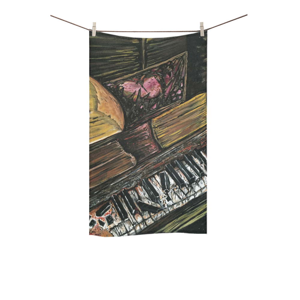 Broken Piano Custom Towel 16"x28"