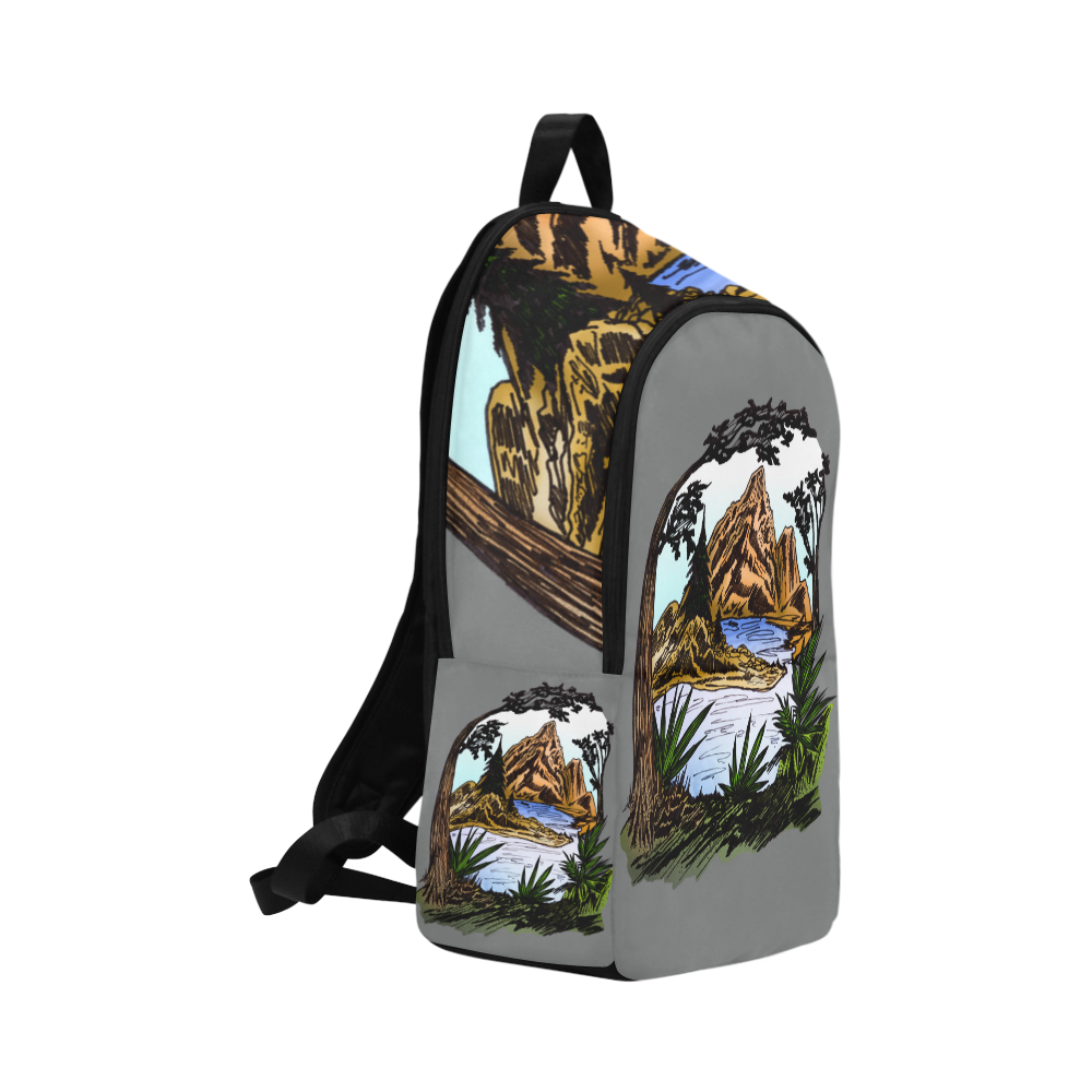 The Outdoors - Poster Fabric Backpack for Adult (Model 1659)