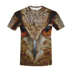 Magic Owl All Over Print T-Shirt for Men (USA Size) (Model T40)