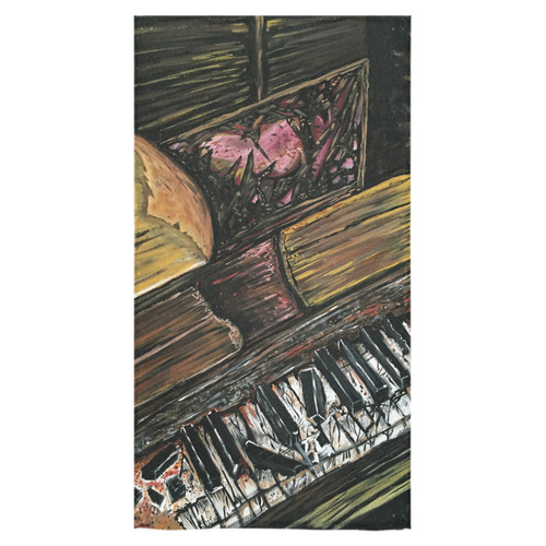 Broken Piano Bath Towel 30"x56"