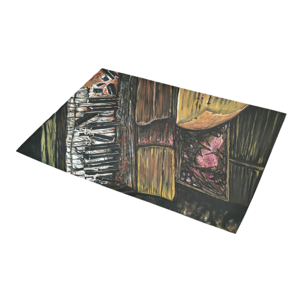 Broken Piano Azalea Doormat 24" x 16" (Sponge Material)