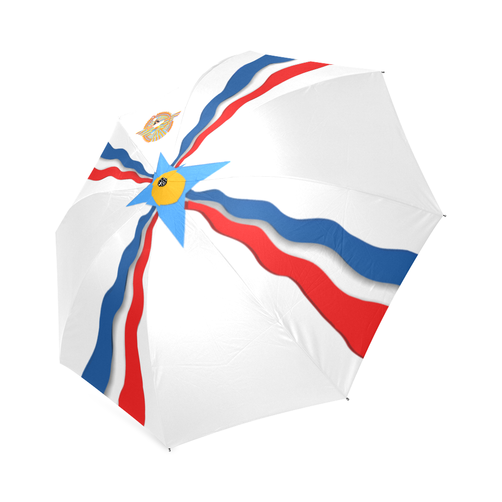 Assyrian Flag Umbrella Foldable Umbrella (Model U01)
