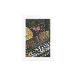 Broken Piano Art Print 7‘’x10‘’
