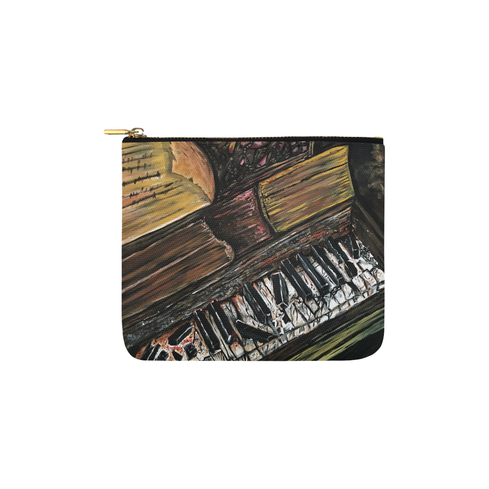 Broken Piano Carry-All Pouch 6''x5''