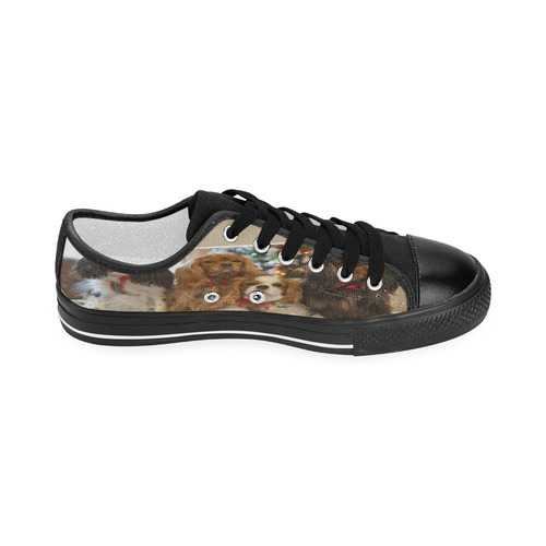 King Charles Cavalier Spaniel Women's Classic Canvas Shoes (Model 018)
