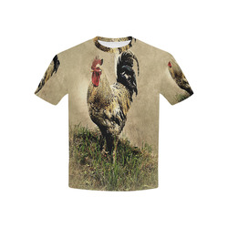 Country Rooster Kids' All Over Print T-shirt (USA Size) (Model T40)