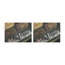Broken Piano Placemat 14’’ x 19’’ (Set of 2)