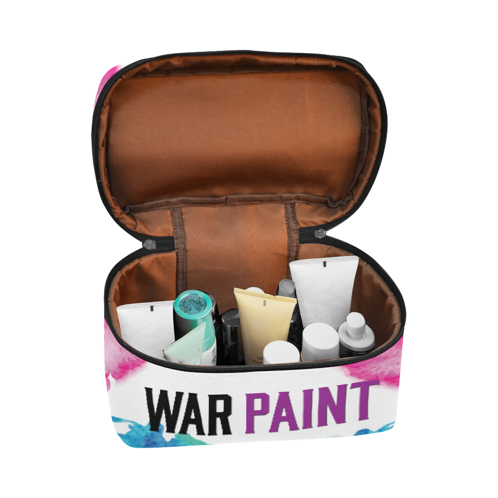 War Paint Cosmetic Bag/Large (Model 1658)