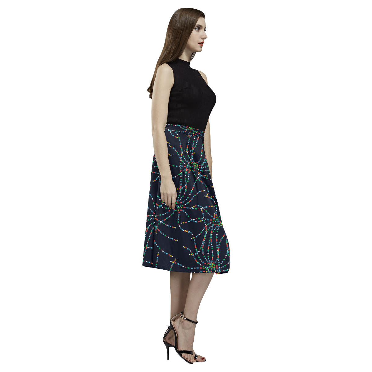 Lights Aoede Crepe Skirt (Model D16)