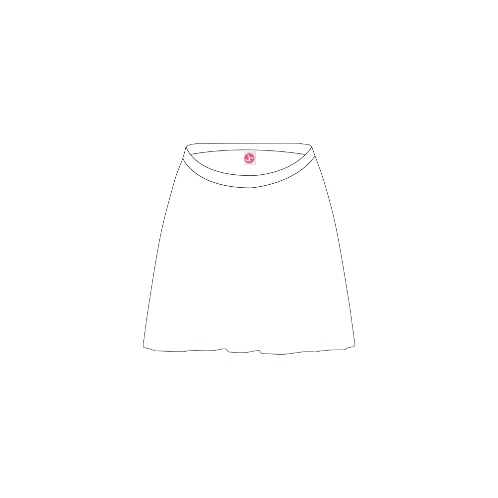 JR circle logo - FB profile photo Logo for Skirt (4cm X 5cm)