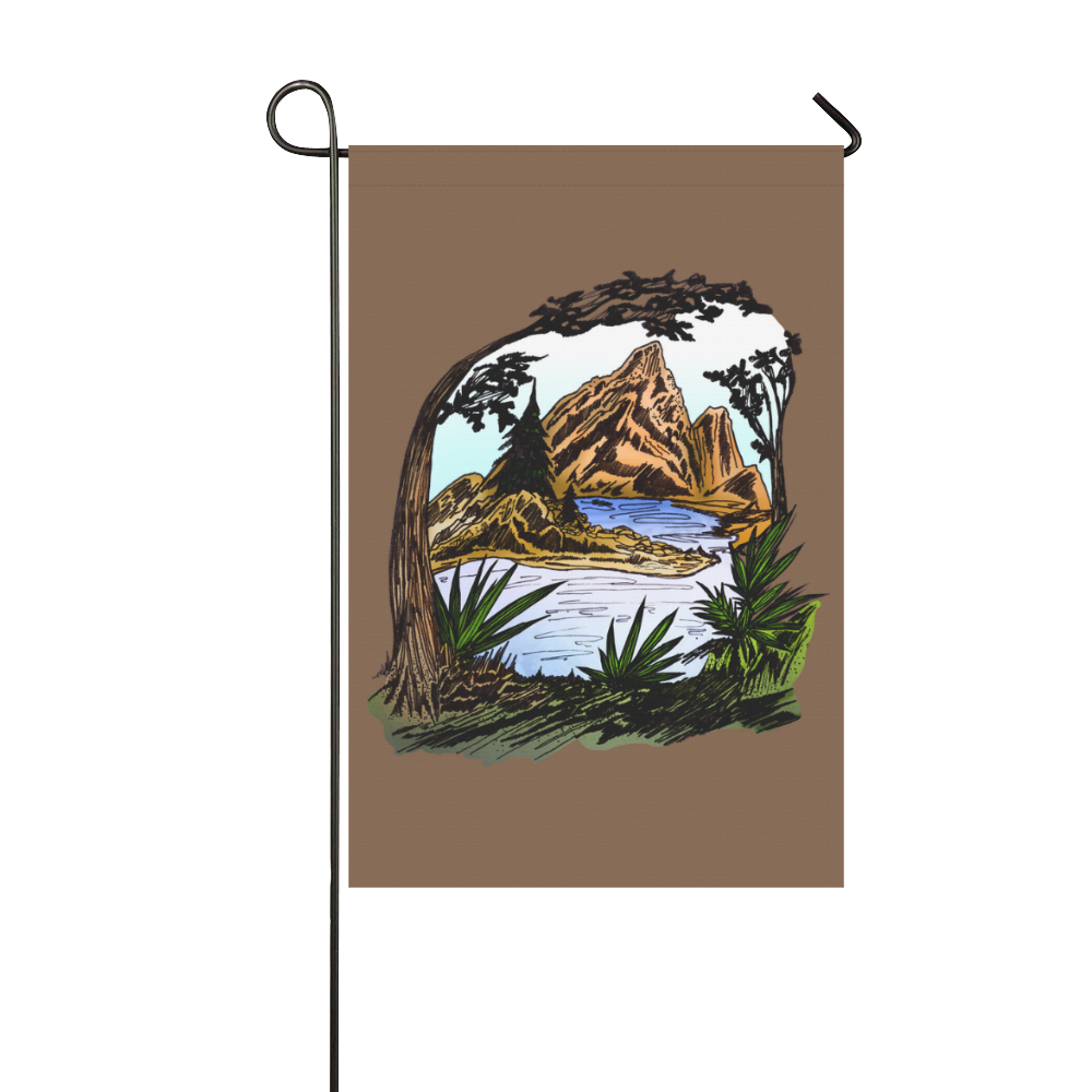 The Outdoors Garden Flag 12‘’x18‘’（Without Flagpole）
