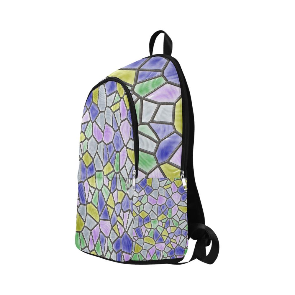 Mosaic Linda 5 by JamColors Fabric Backpack for Adult (Model 1659)