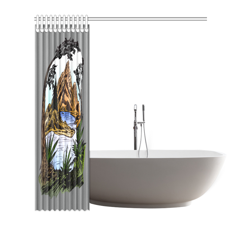 The Outdoors Shower Curtain 66"x72"