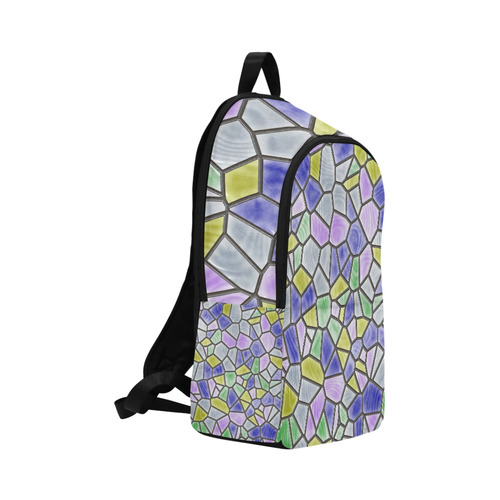 Mosaic Linda 5 by JamColors Fabric Backpack for Adult (Model 1659)