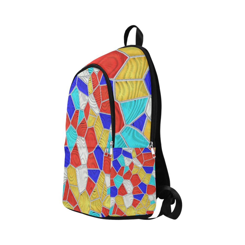 Mosaic Linda 4B by JamColors Fabric Backpack for Adult (Model 1659)
