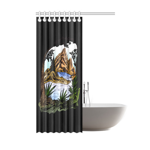 The Outdoors Shower Curtain 48"x72"