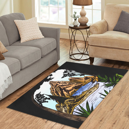 The Outdoors Area Rug 5'x3'3''