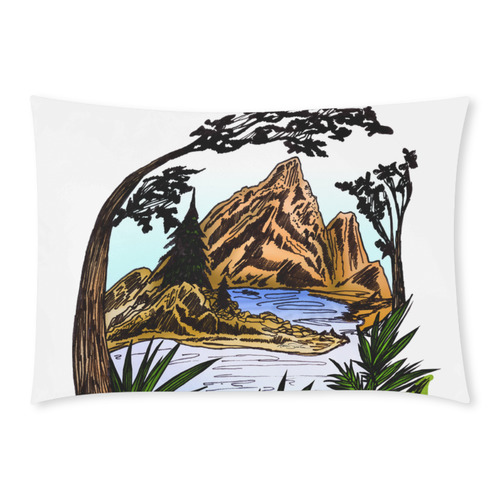 The Outdoors Custom Rectangle Pillow Case 20x30 (One Side)