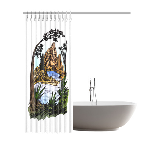 The Outdoors Shower Curtain 69"x84"