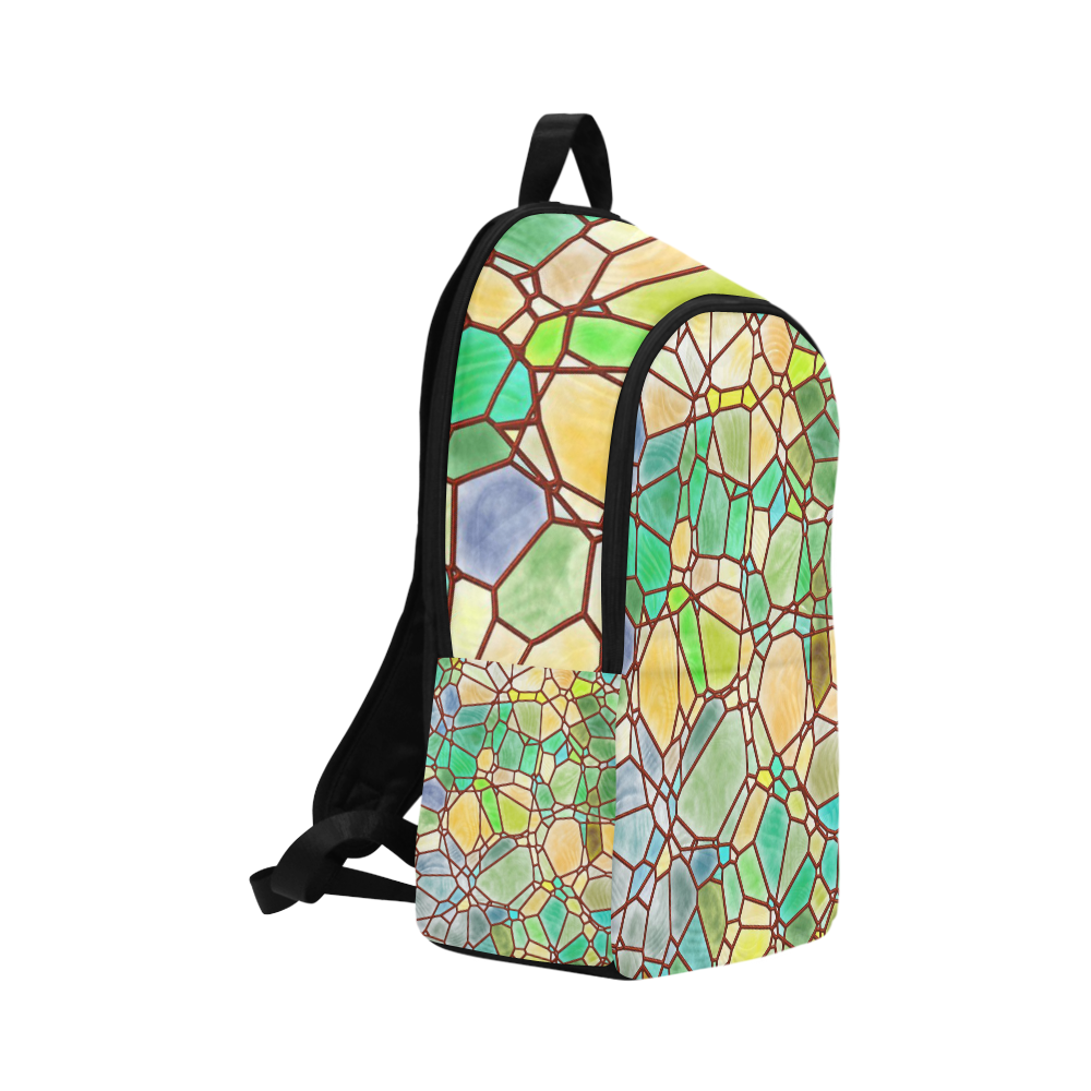 Mosaic Linda 2 by JamColors Fabric Backpack for Adult (Model 1659)