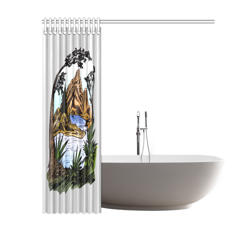 The Outdoors Shower Curtain 60"x72"