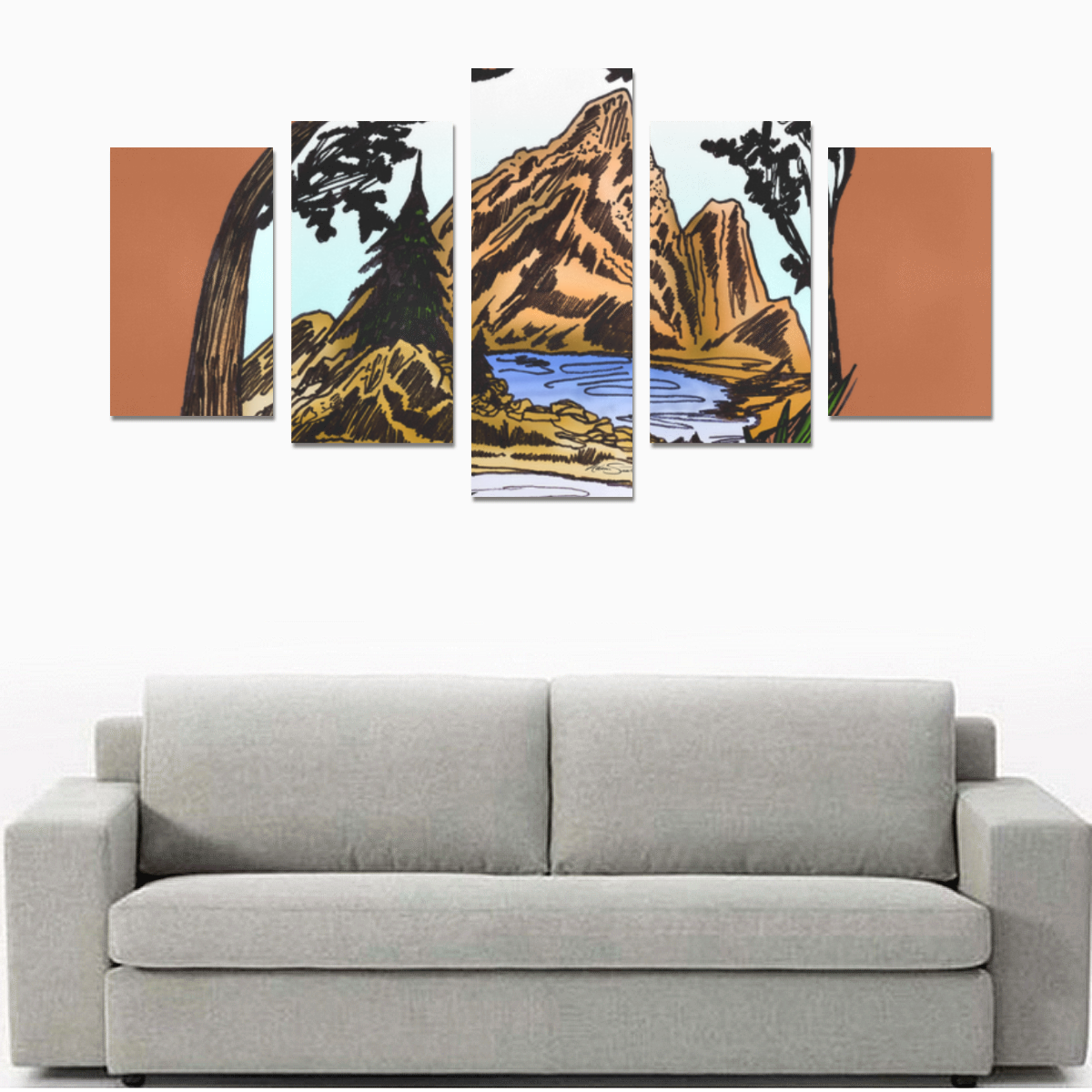 The Outdoors Canvas Print Sets C (No Frame)