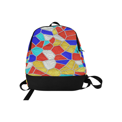 Mosaic Linda 4B by JamColors Fabric Backpack for Adult (Model 1659)