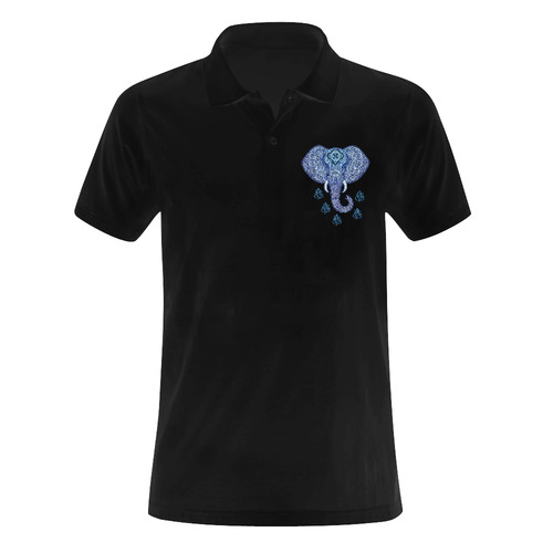 lord Ganesh art Men's Polo Shirt (Model T24)