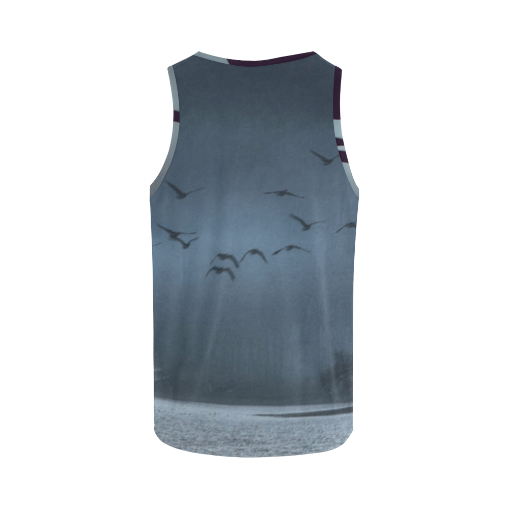 FISHY All Over Print Tank Top for Men (Model T43)