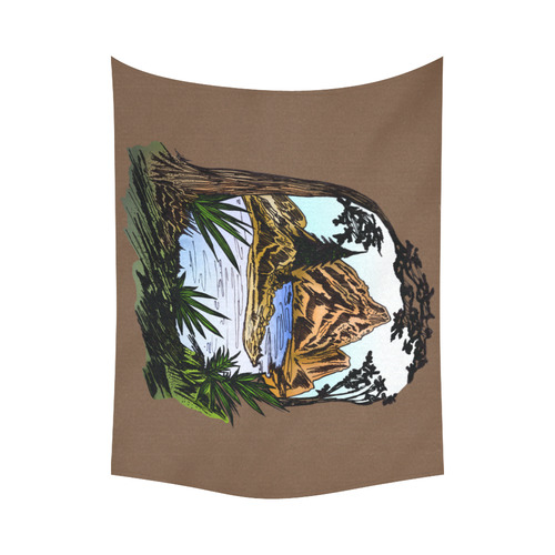 The Outdoors Cotton Linen Wall Tapestry 80"x 60"