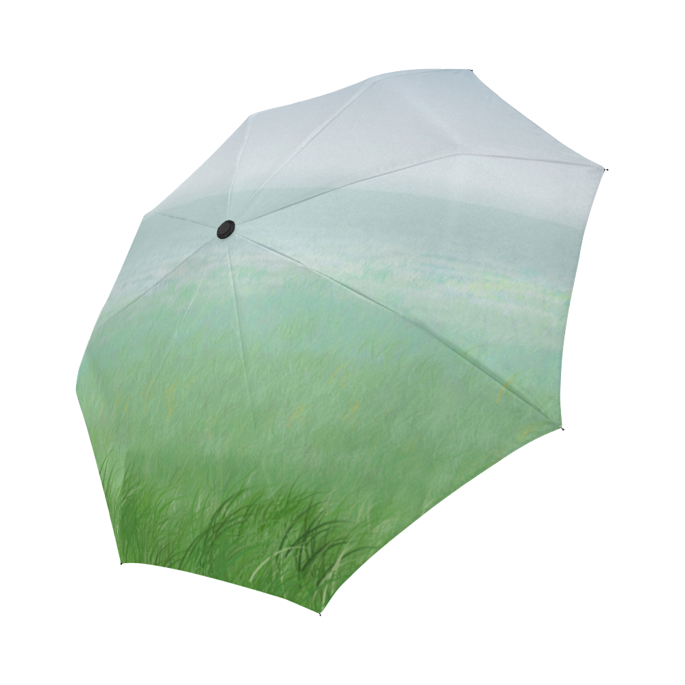 Seaside with high grass VAS2 Auto-Foldable Umbrella (Model U04)