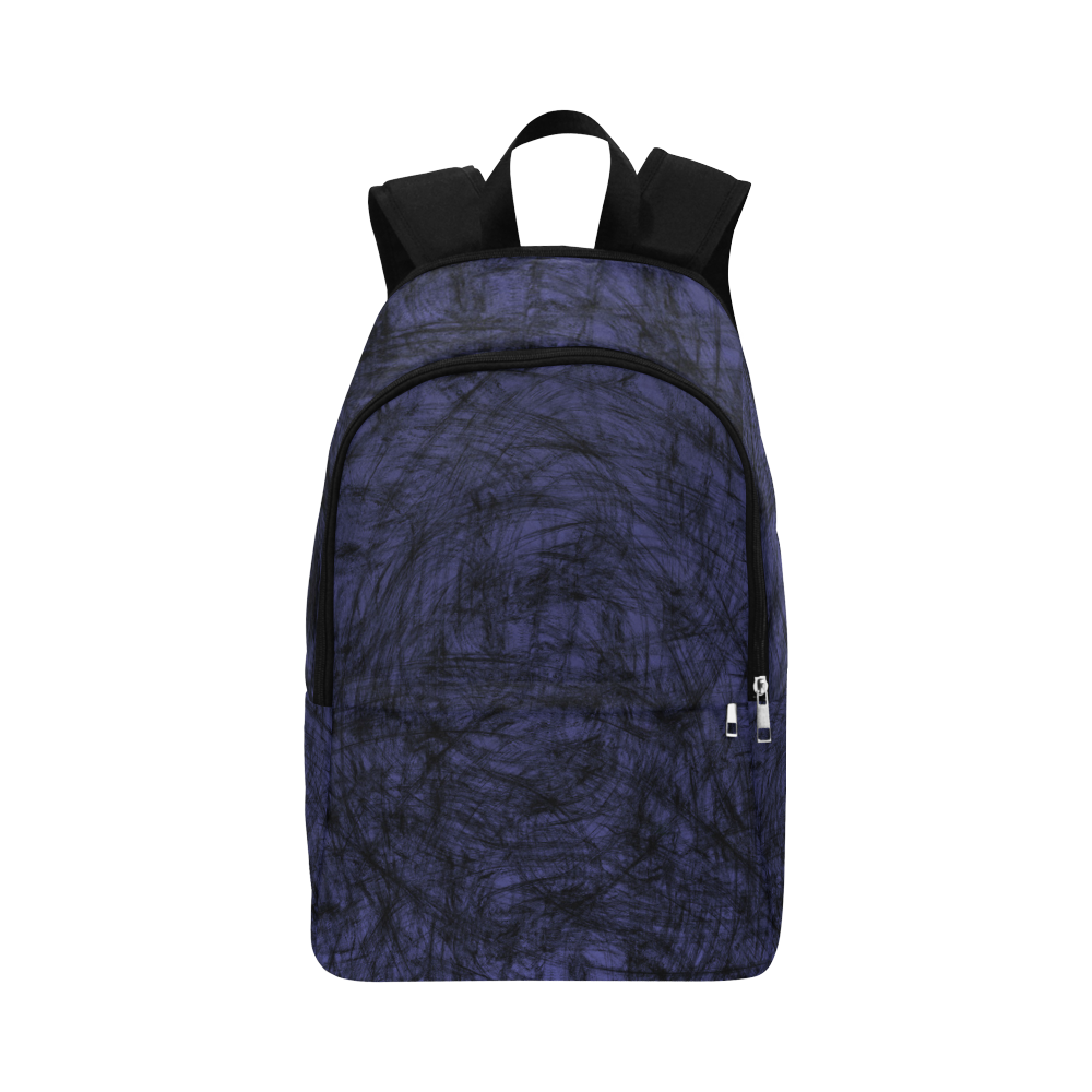 Blue gradient grunge scratch ii VAS2 Fabric Backpack for Adult (Model 1659)