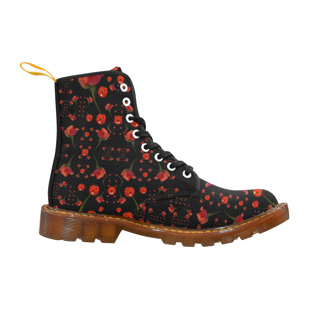 pumkins and roses from the fantasy garden Martin Boots For Men Model 1203H