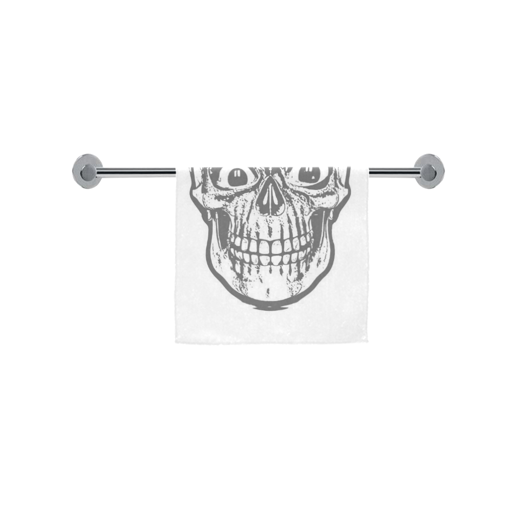 Sketchy Skull,pink by JamColors Custom Towel 16"x28"