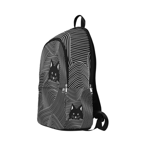 Hidden Kitty Fabric Backpack for Adult (Model 1659)