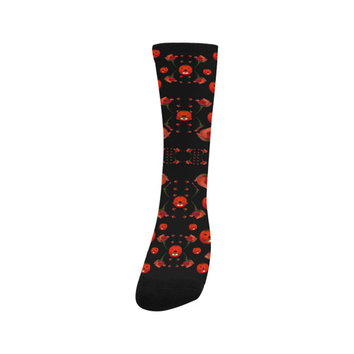 pumkins and roses from the fantasy garden Trouser Socks