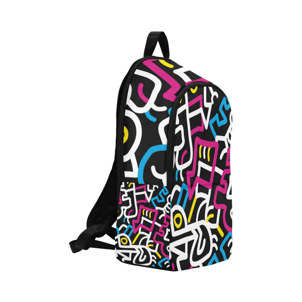 Mazed and Confused Fabric Backpack for Adult (Model 1659)