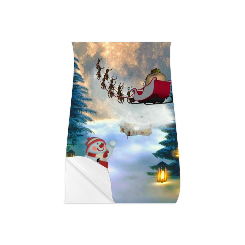 Santa Claus in the night Poster 11"x17"