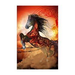 Awesome creepy horse with skulls Poster 22"x34"