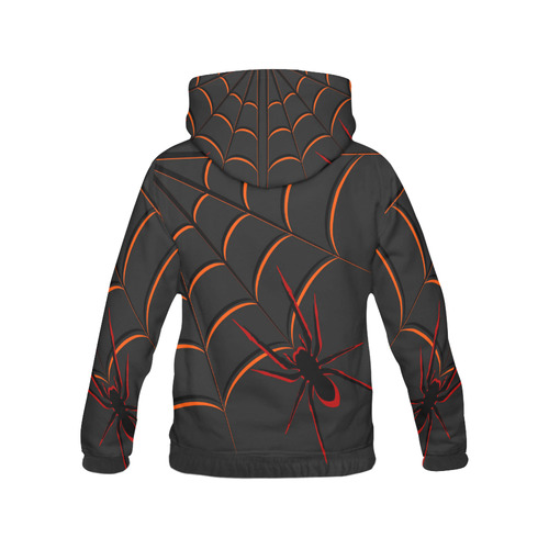 Scary Spider All Over Print Hoodie for Men (USA Size) (Model H13)