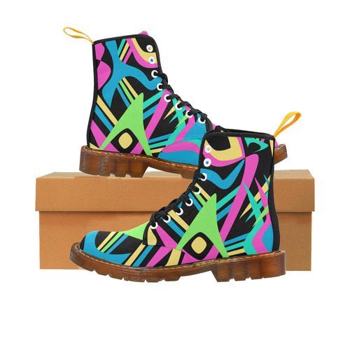 Neon Puff Martin Boots For Women Model 1203H