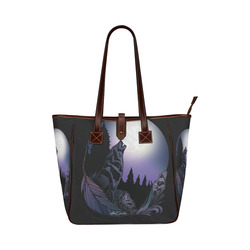 Howling Wolf Classic Tote Bag (Model 1644)