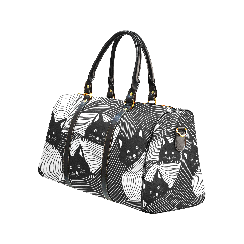 Hidden Kitties New Waterproof Travel Bag/Large (Model 1639)
